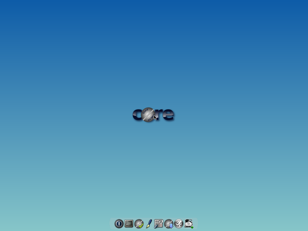 Initial desktop