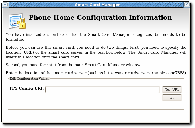 Prompt for Phone Home Information