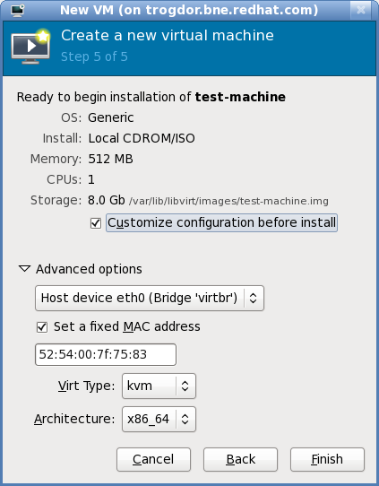 Verifying the configuration